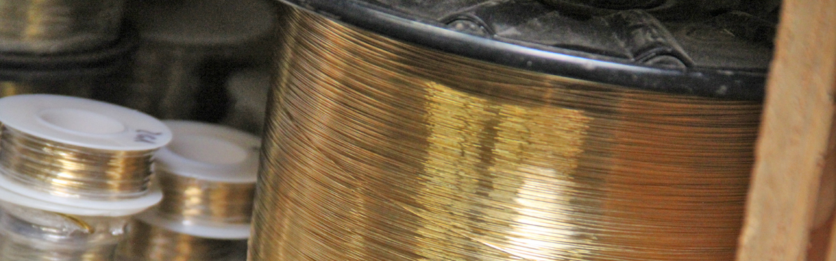 Brass Wire em bobina e carretel para componente jóias